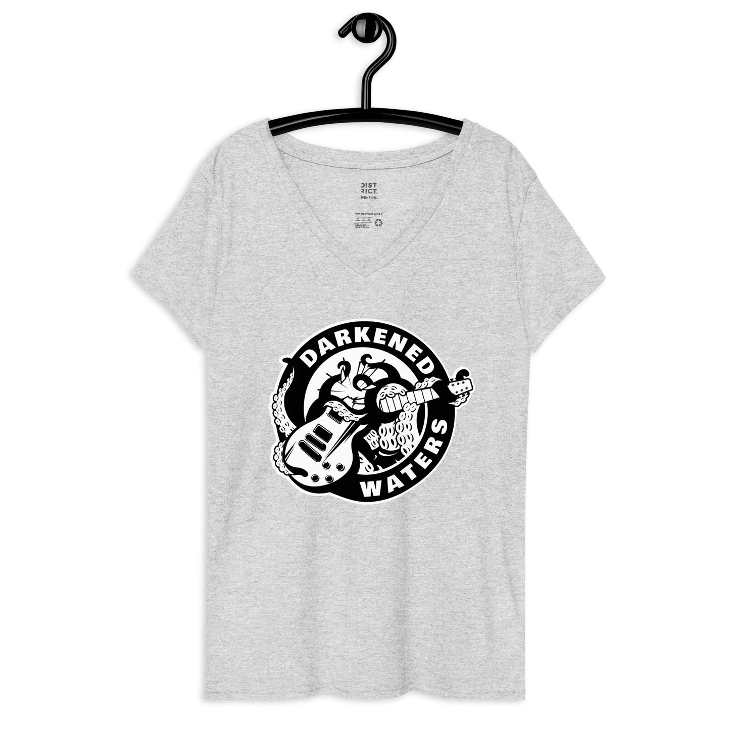 
                  
                    DARKENED WATERS | Women’s recycled v-neck t-shirt
                  
                